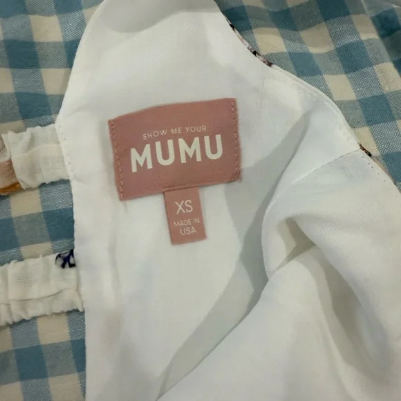 Show Me Your MuMu White Shell-Print Mini Dress - Picture 3 of 5